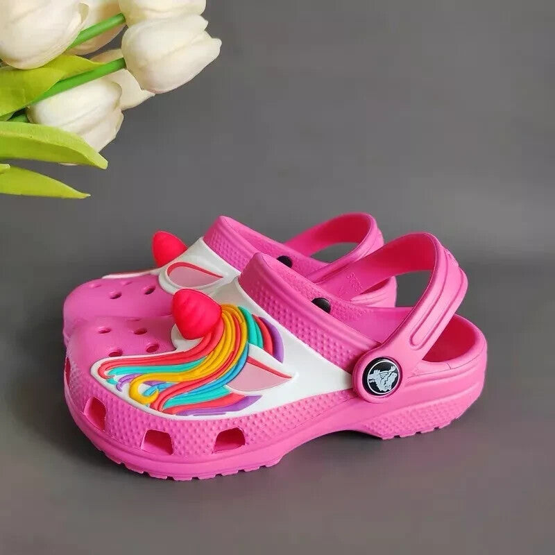 Crocs - 3 D unicorn clogs