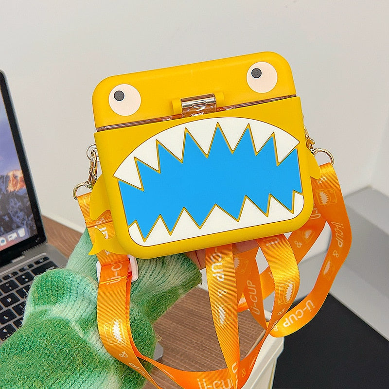 Shark Built-in Straw Water Bottle - Kidspark