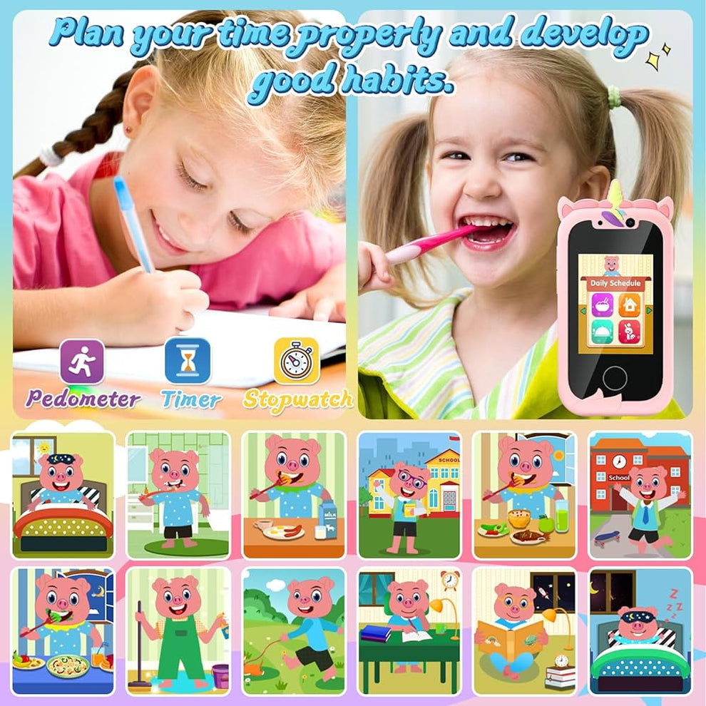 Unicorn Touch Smartphone | 512MB | Camera, Games, Pedometer - Kidspark