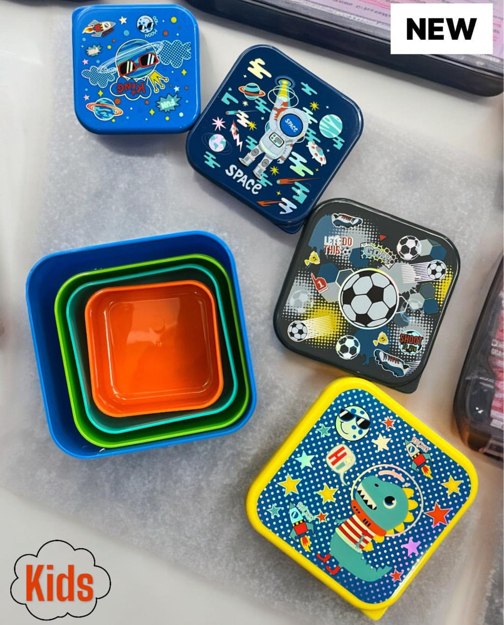Vest - Lunchbox Set | 4pcs | BPA Free - Kidspark