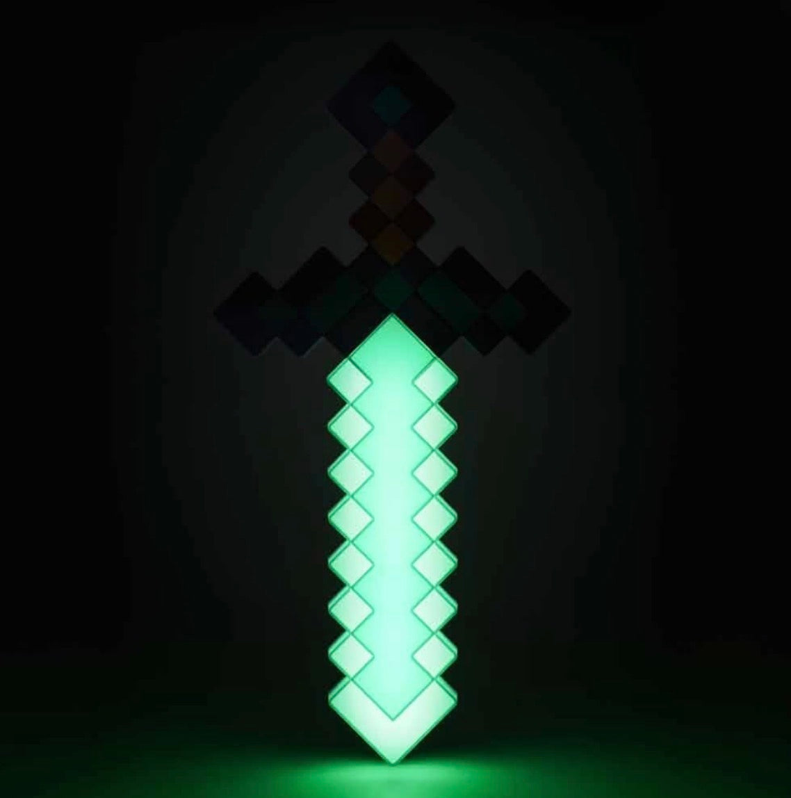 Minecraft Diamond Sword Light with stand - 6 Dynamic Light Modes