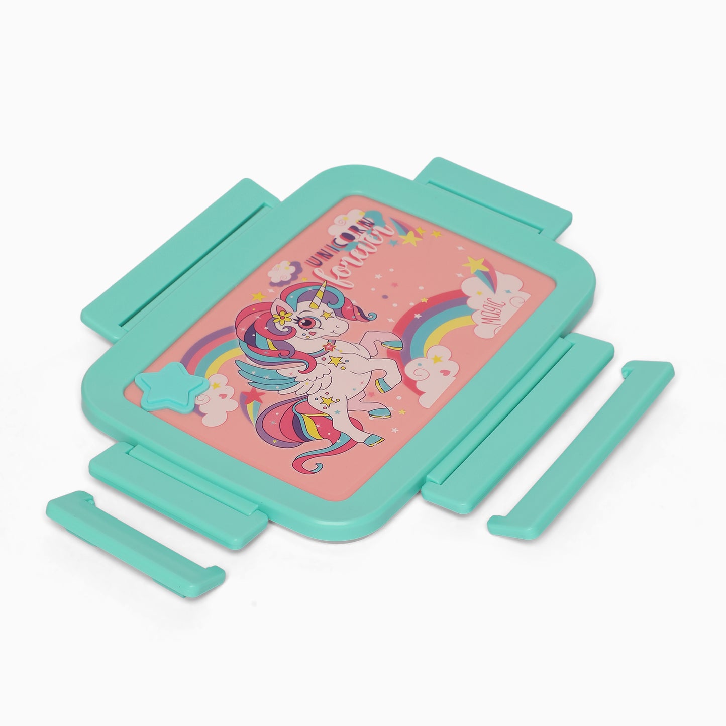 Unicorn Stainless steel 2 compartment lunch boxes : durable and stylish - Kidspark