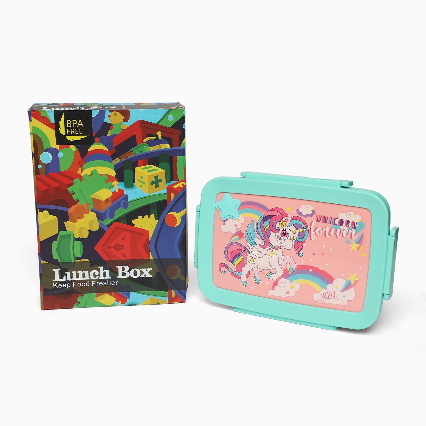 Unicorn Stainless steel 2 compartment lunch boxes : durable and stylish - Kidspark