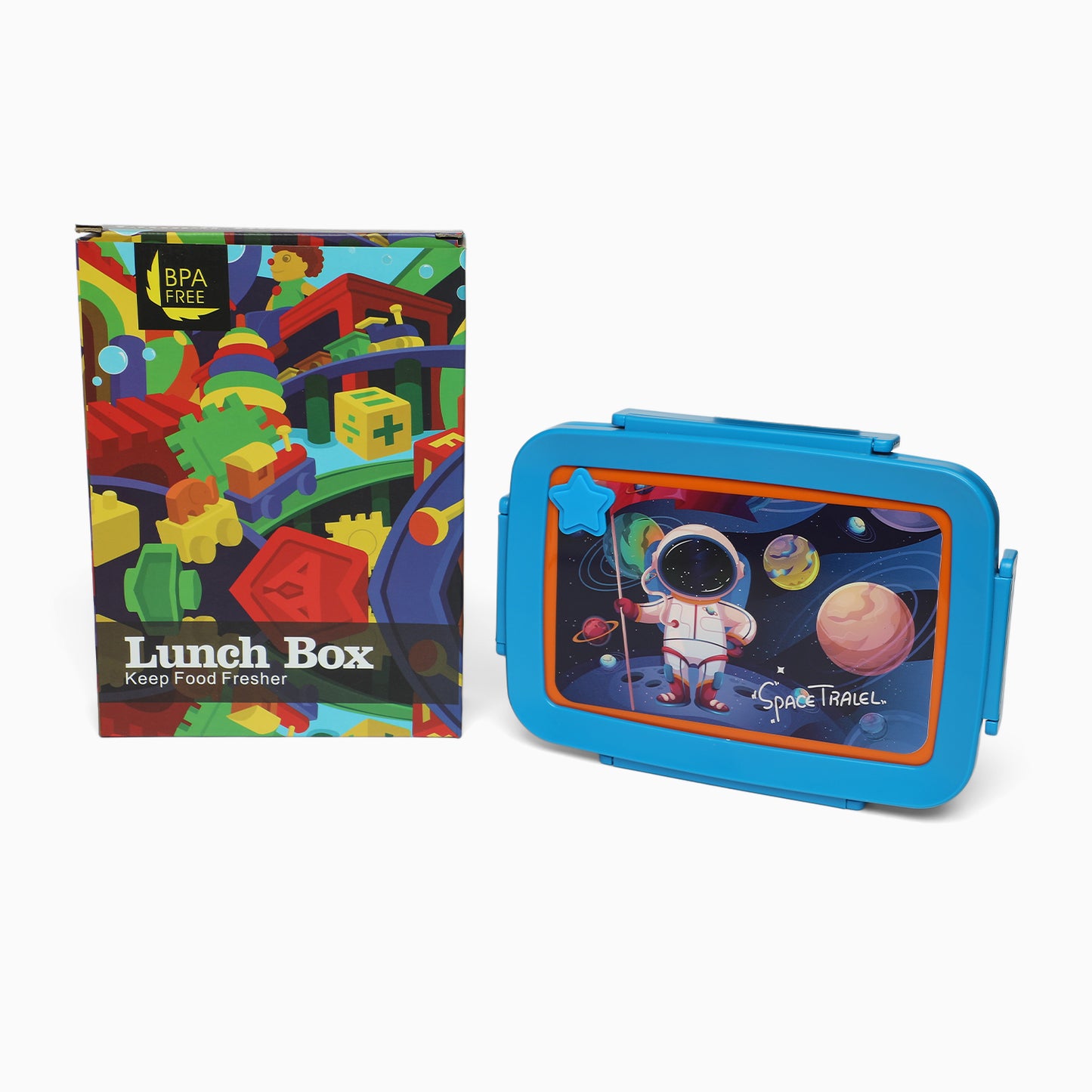 Space Stainless steel 2 compartment lunch boxes : durable and stylish - Kidspark