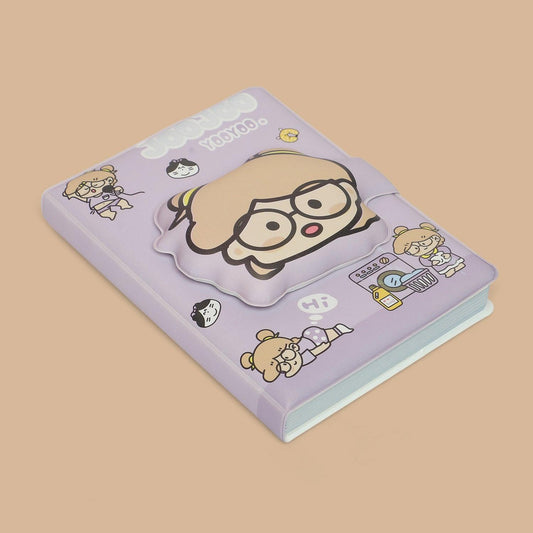 Zorse 3D space diary with embossed latches and printed Jojo - Kidspark