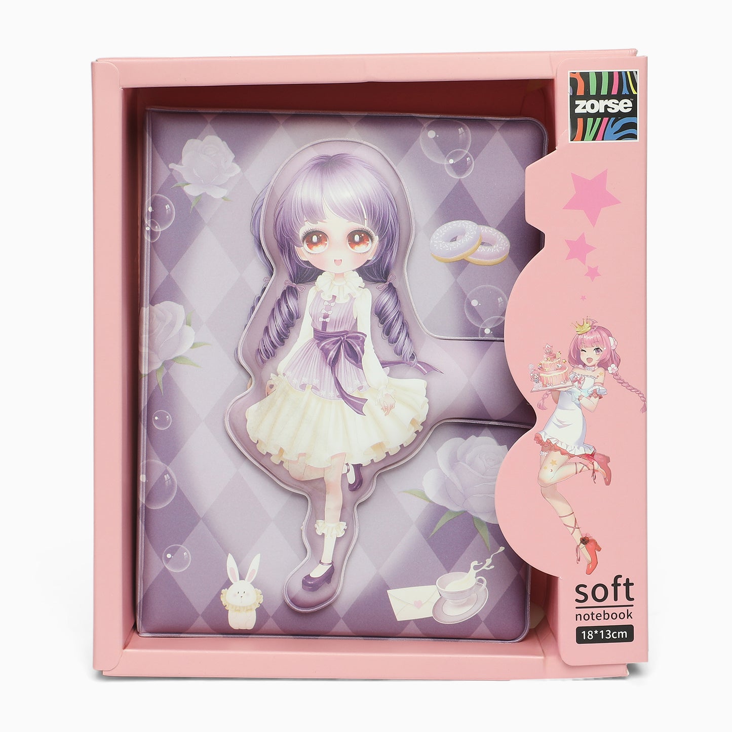 Zorse 3D kinoko space diary with embossed latches kinoko - Kidspark