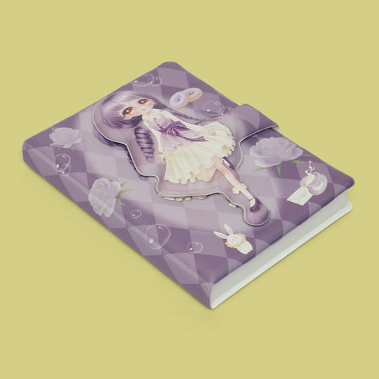 Zorse 3D kinoko space diary with embossed latches kinoko - Kidspark