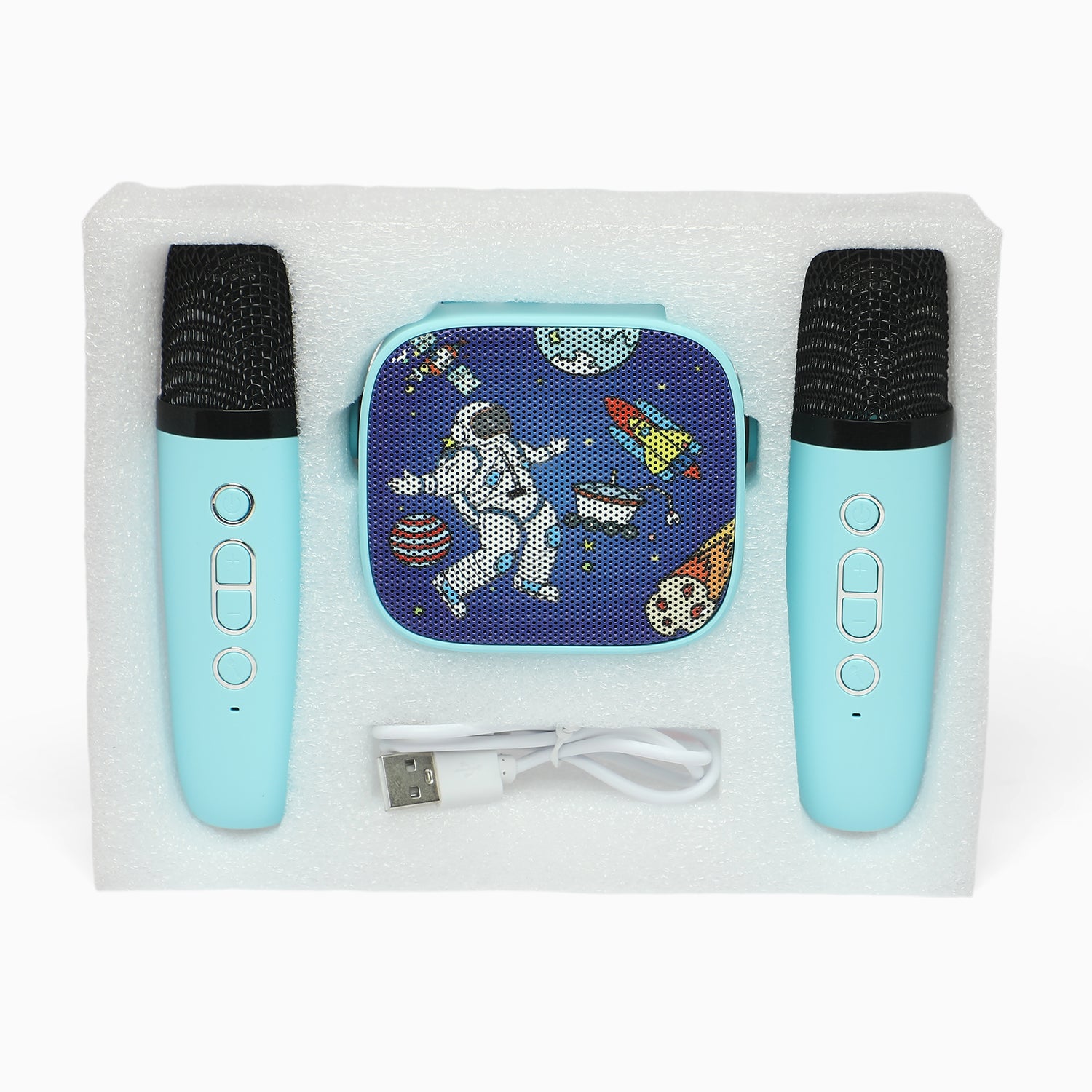 Space 2 wireless microphone Bluetooth karaoke speaker kit - Kidspark