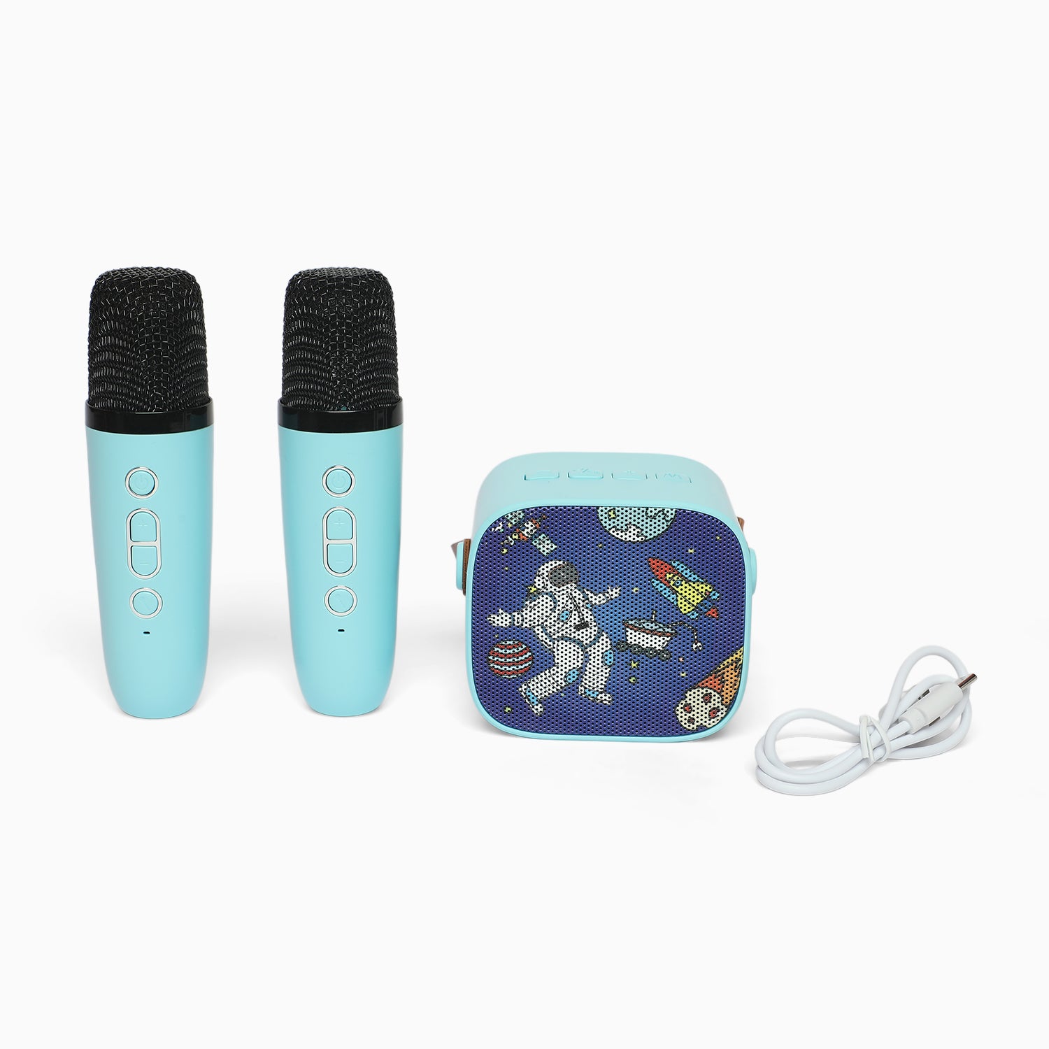 Space 2 wireless microphone Bluetooth karaoke speaker kit - Kidspark