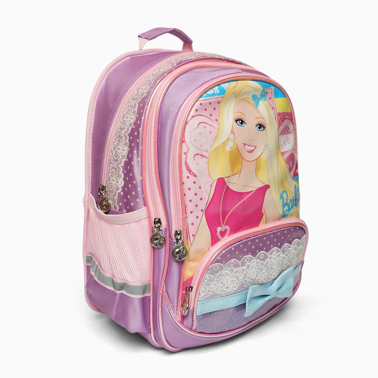 Premium quality Barbie princess bag for school students (purple) - Kidspark