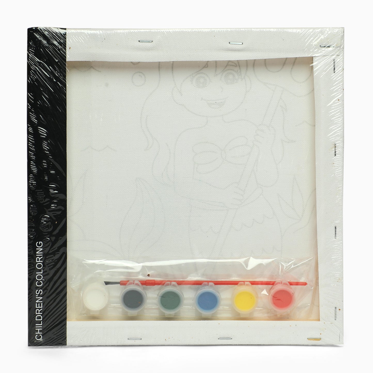 ZORSE Mermaid six shades of Expression wooden frame canvas painting set 25 x 25cm - Kidspark
