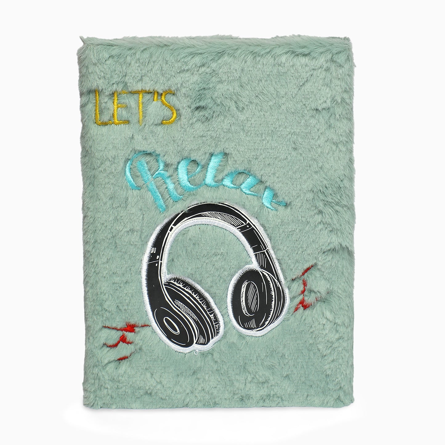 Fur note book diary lets relax for your tiny tot (green) - Kidspark