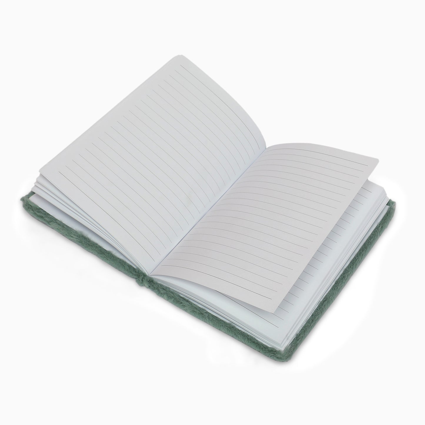 Fur note book diary lets relax for your tiny tot (green) - Kidspark