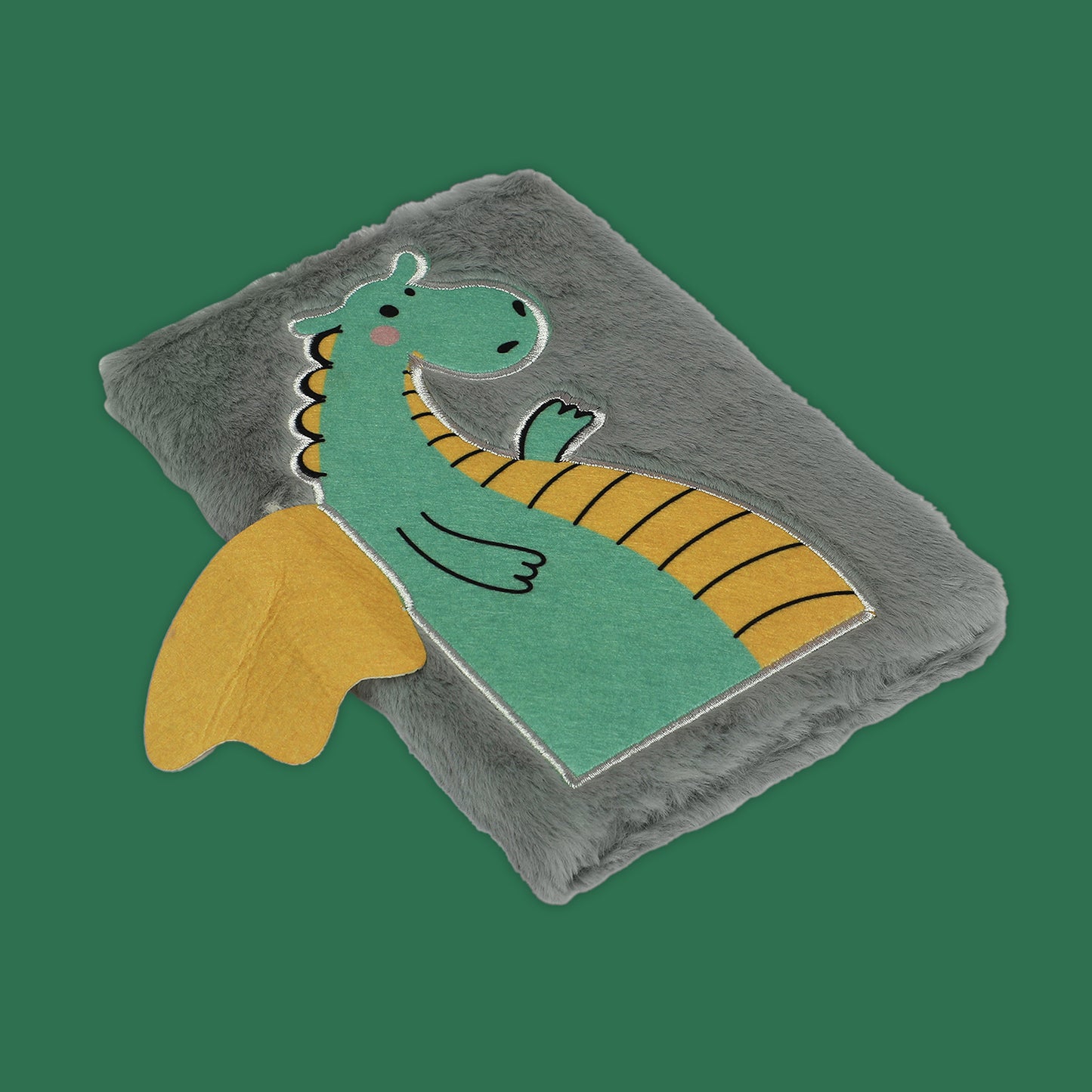 Fur note book diary magical grey dino for your tiny tot - Kidspark