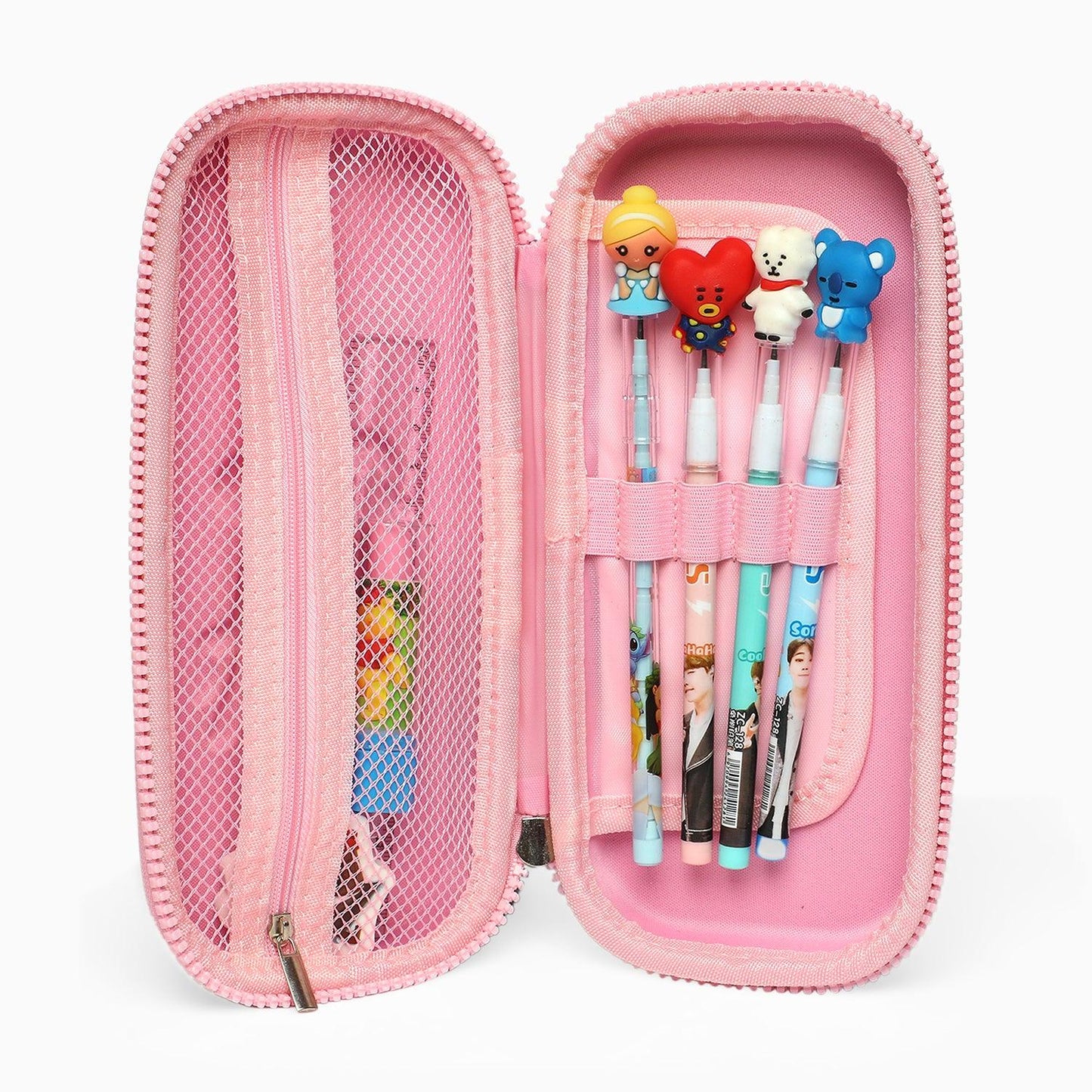 School Kids Hard Case unicorn purple Print Pencil Pouch small size - Kidspark