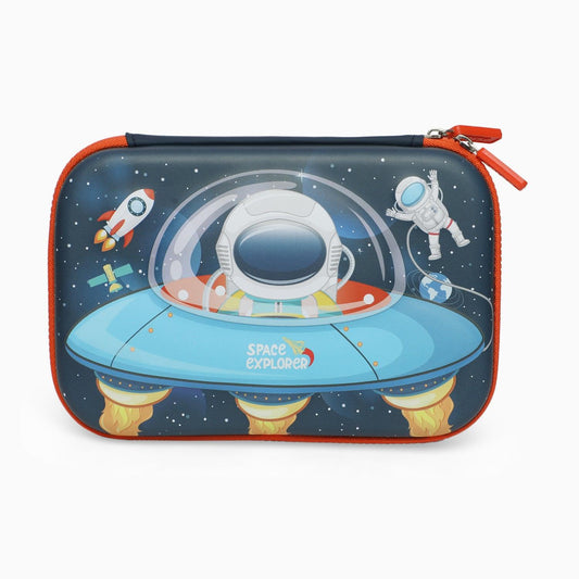 School Kids Hard Case space Print Pencil Pouch big size - Kidspark