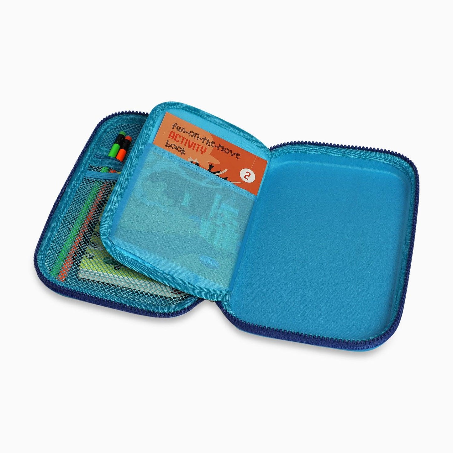 School Kids Hard Case zoo Print Pencil Pouch big size - Kidspark