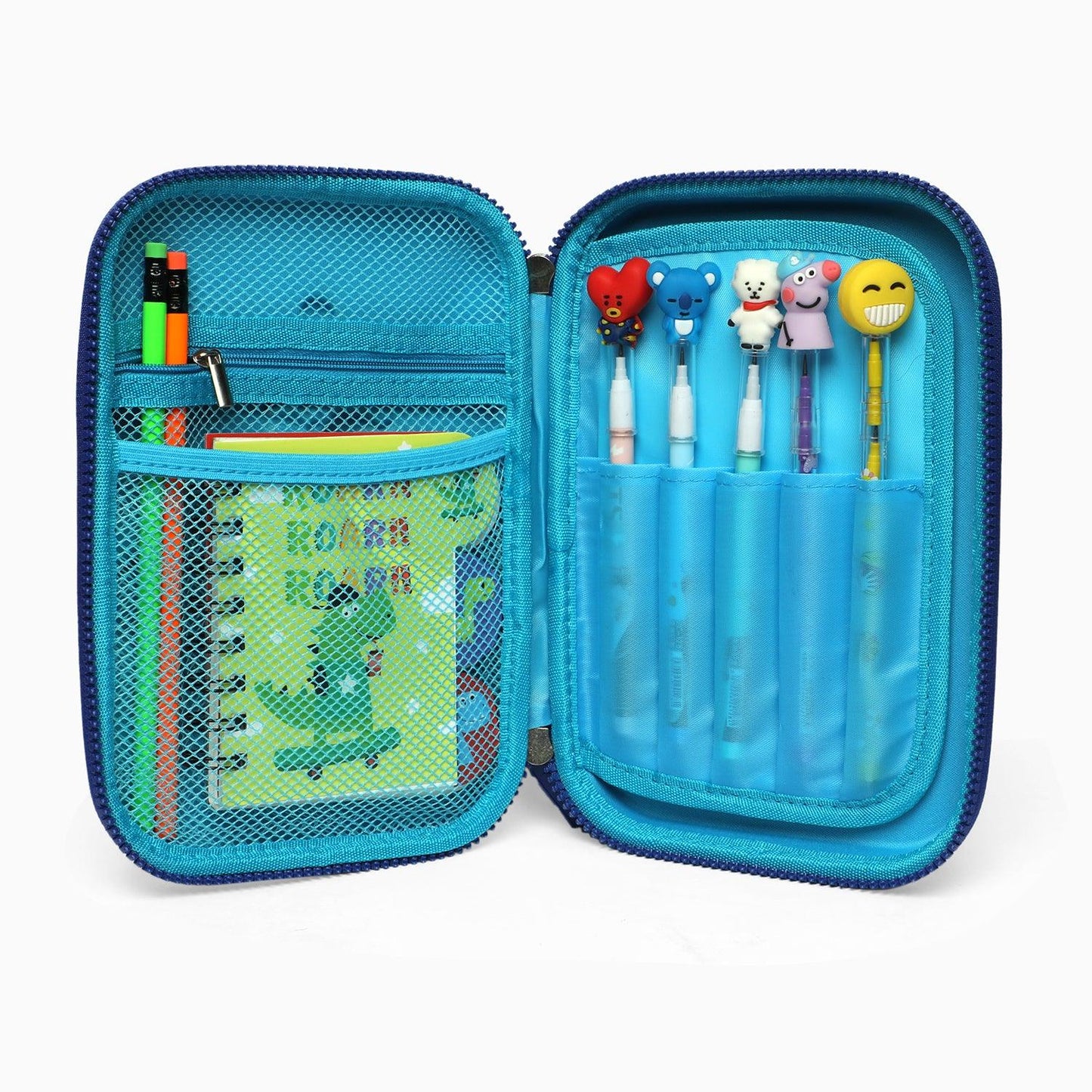 School Kids Hard Case zoo Print Pencil Pouch big size - Kidspark