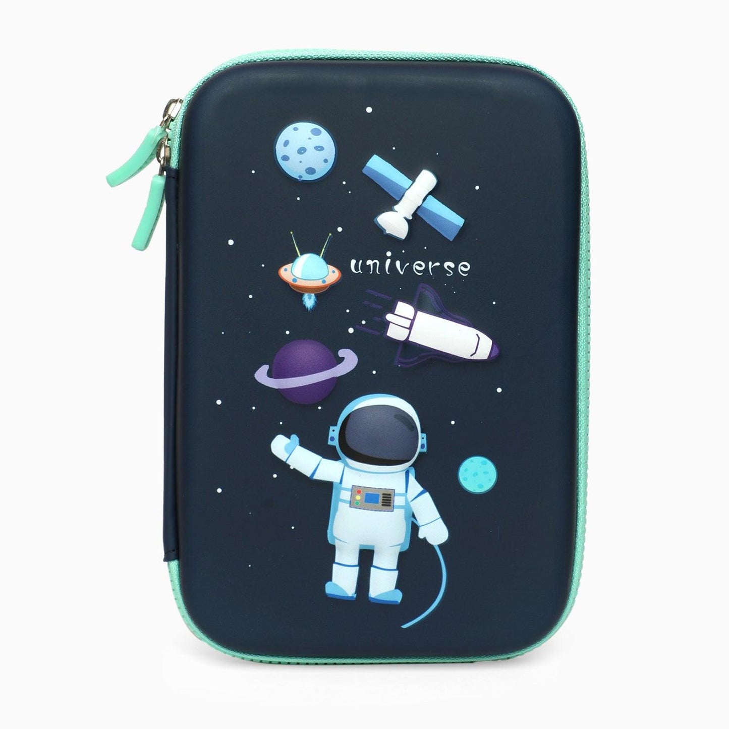 School Kids Hard Case space Print Pencil Pouch big size - Kidspark