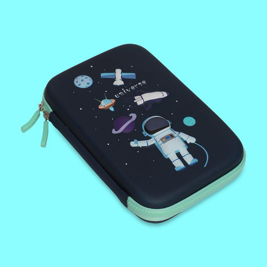 School Kids Hard Case space Print Pencil Pouch big size - Kidspark