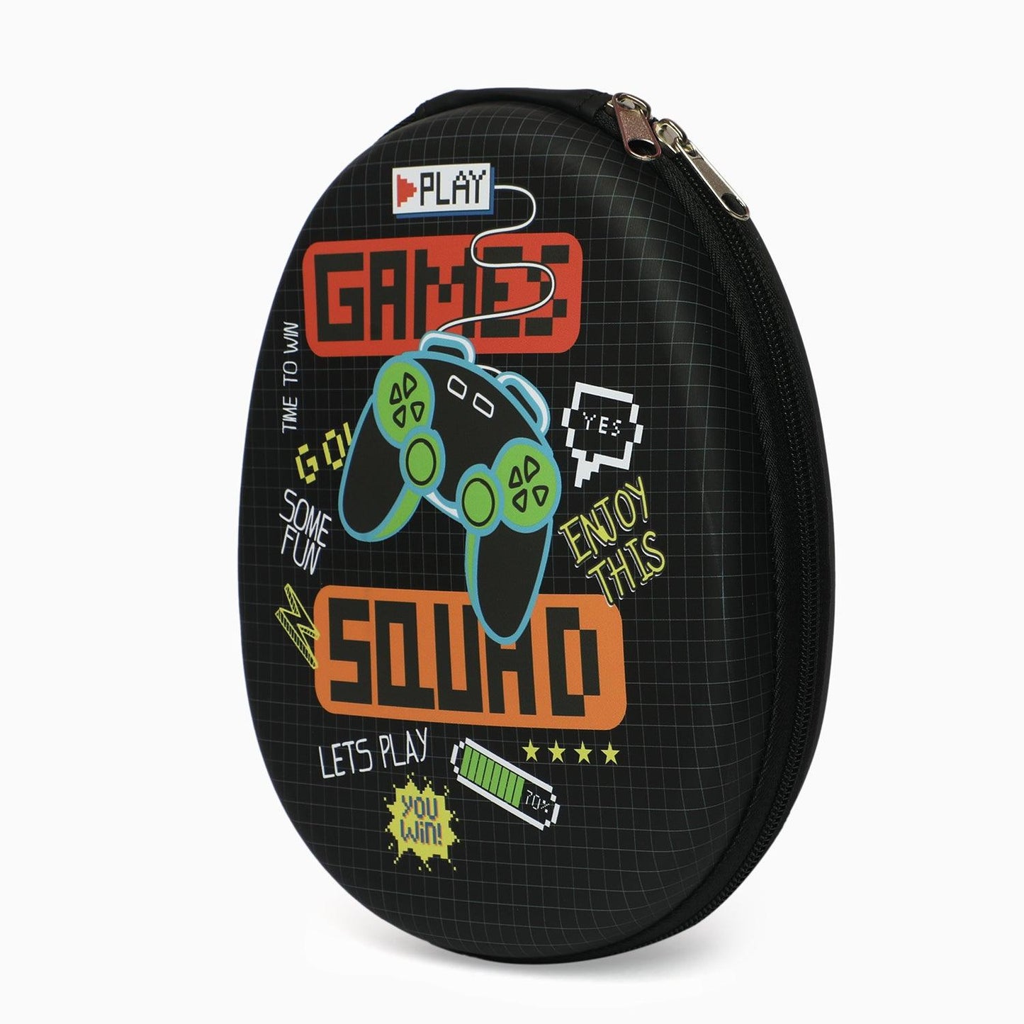 ZORSE OVAL hard pencil case game squad with multipurpose use - Kidspark