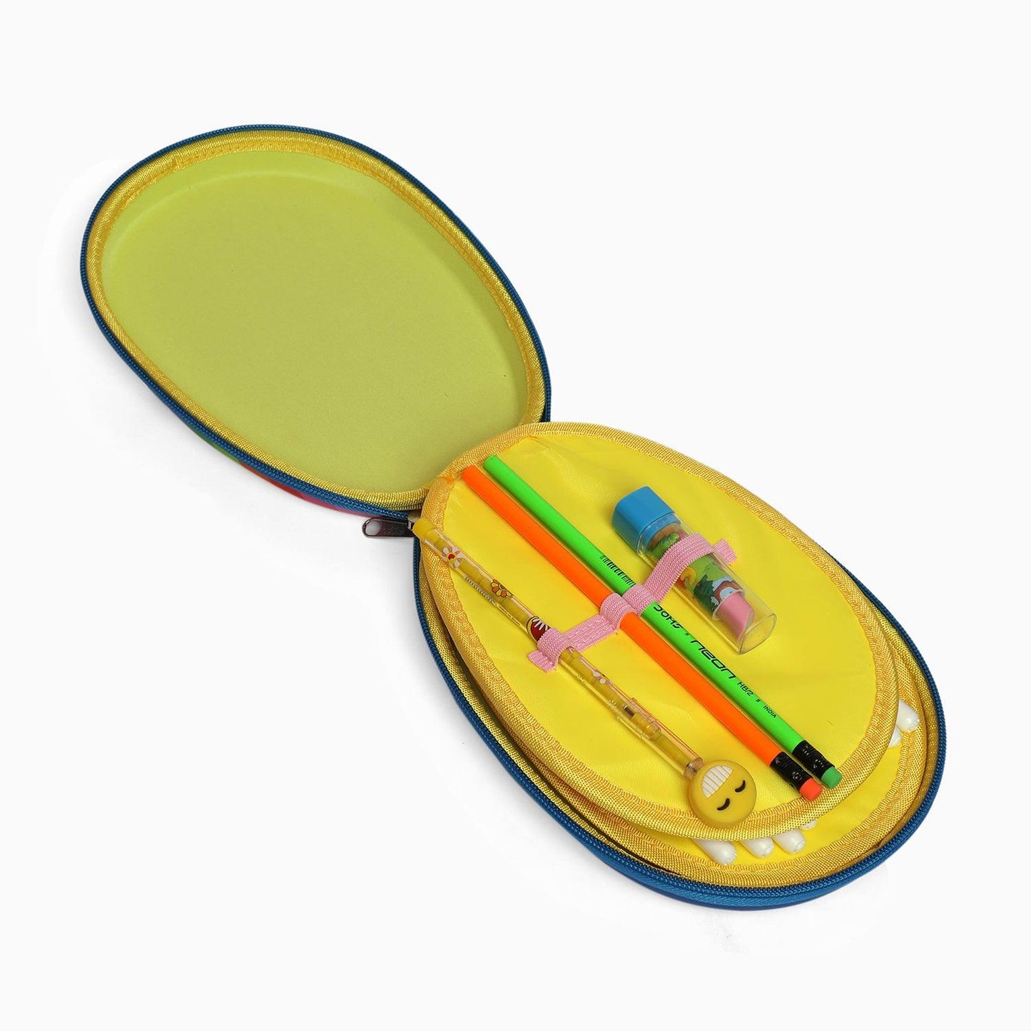 ZORSE OVAL hard pencil case hello holidays with multipurpose use - Kidspark