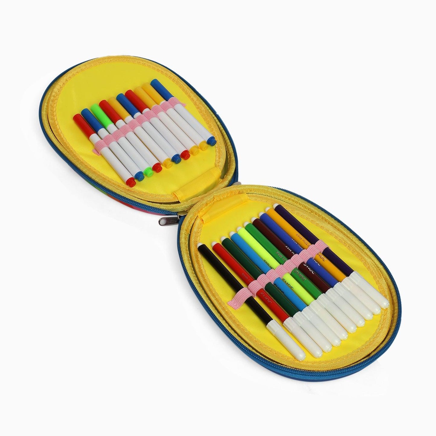 ZORSE OVAL hard pencil case hello holidays with multipurpose use - Kidspark