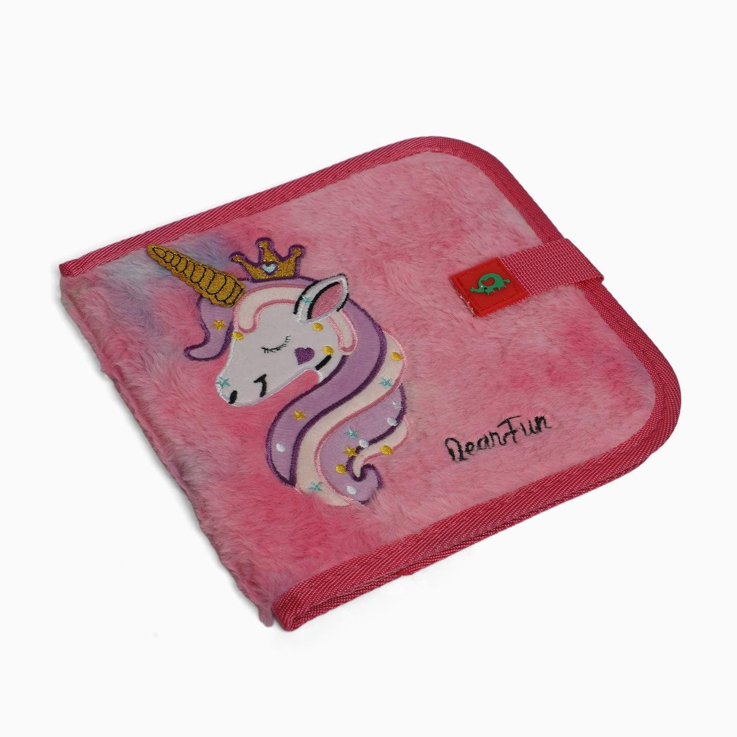 Premium Quality FUR unicorn Kids Erasable Doodle Book - Random Print - 6 sided 4 markers - Kidspark