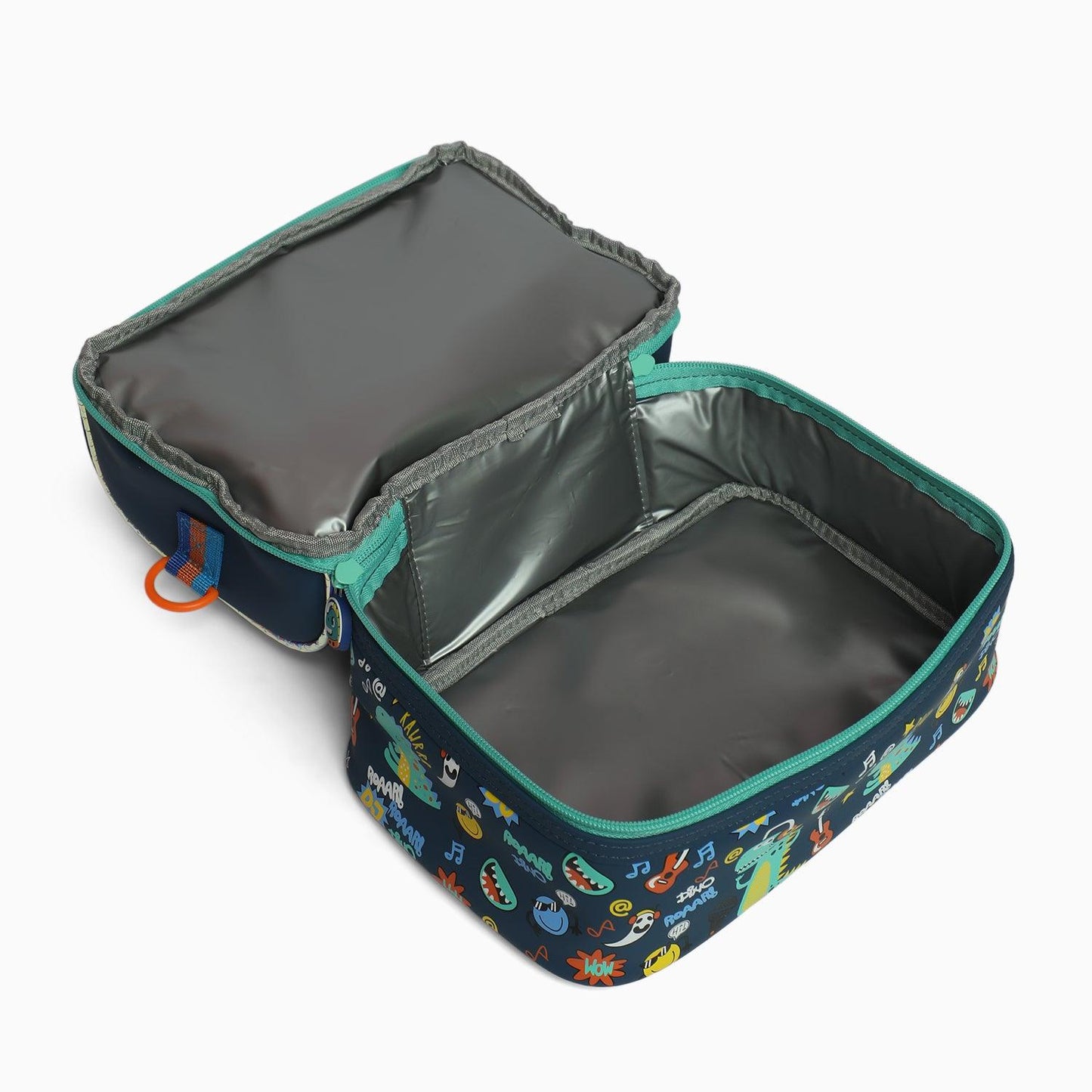Premium Quality dino Multipurpose Double Decker Insulated tiffin-Bag For Kids - Kidspark