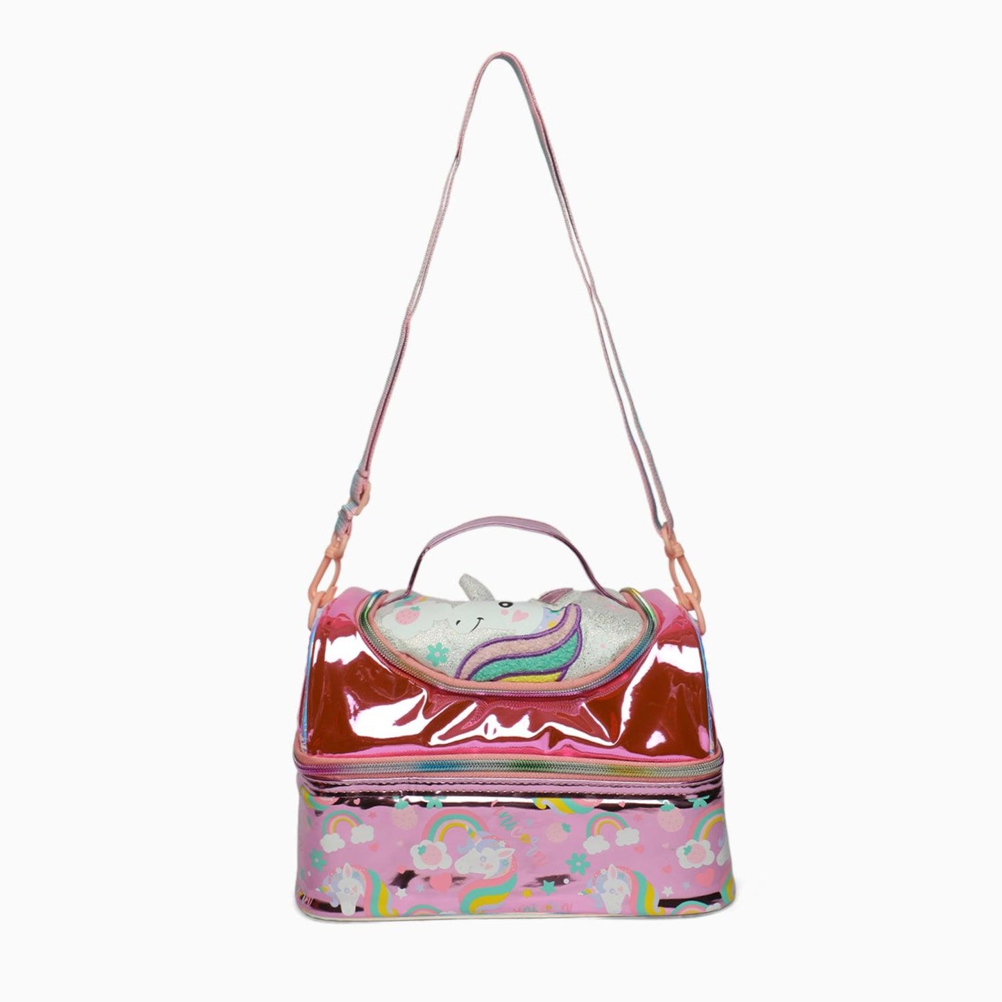 Premium Quality unicorn Multipurpose Double Decker Insulated tiffin-Bag For Kids - Kidspark