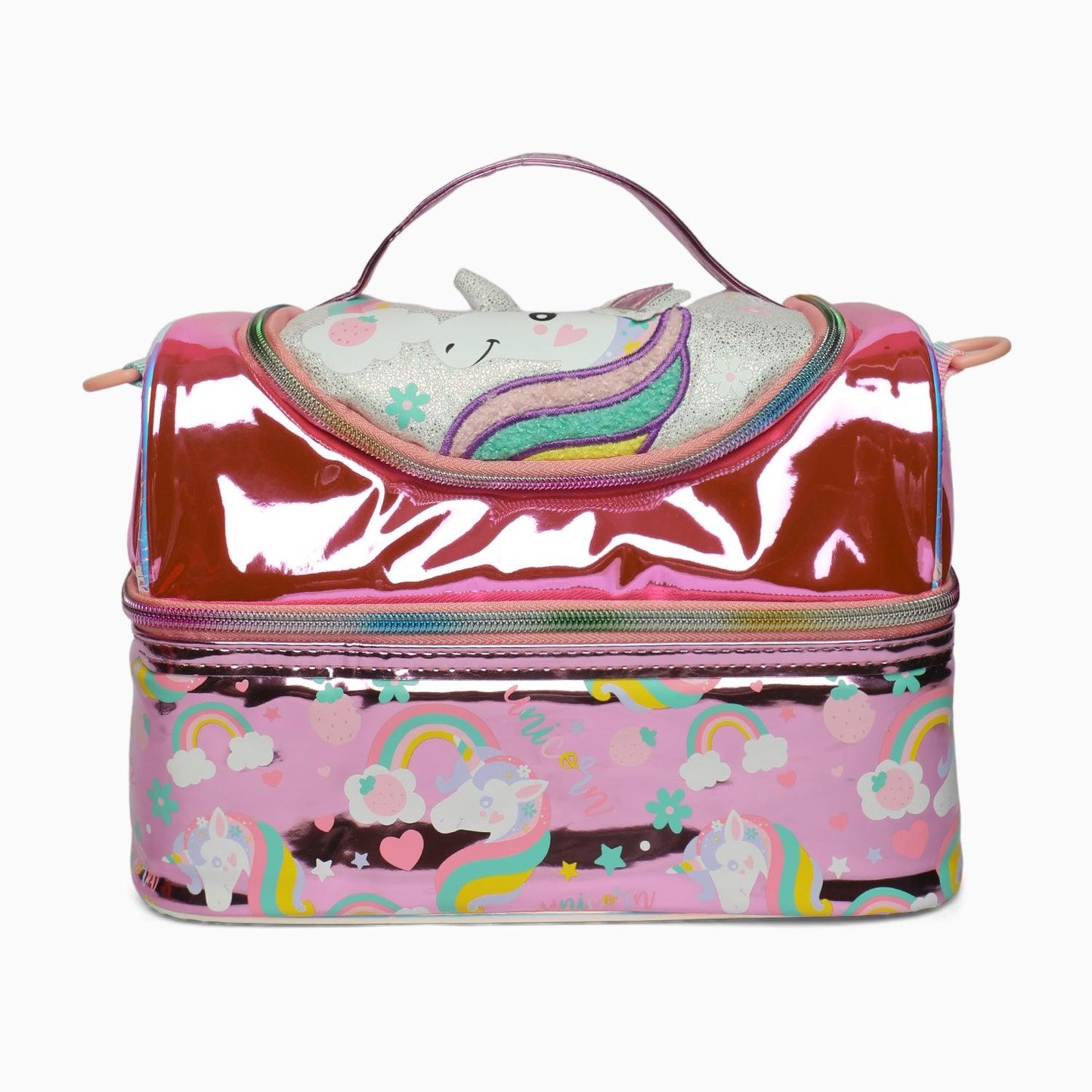 Premium Quality unicorn Multipurpose Double Decker Insulated tiffin-Bag For Kids - Kidspark