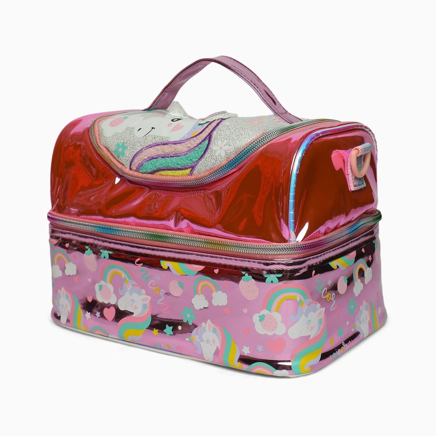 Premium Quality unicorn Multipurpose Double Decker Insulated tiffin-Bag For Kids - Kidspark
