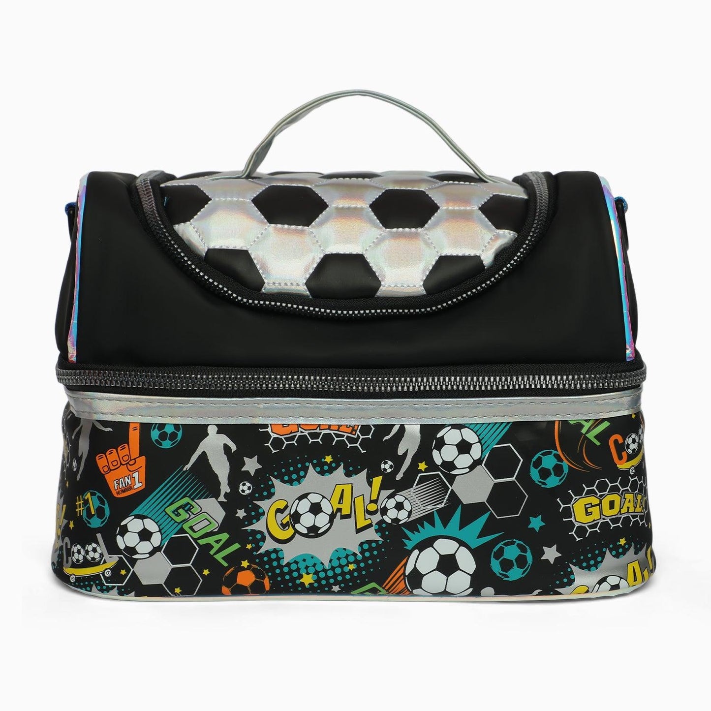 Premium Quality soccer Multipurpose Double Decker Insulated tiffin-Bag For Kids - Kidspark