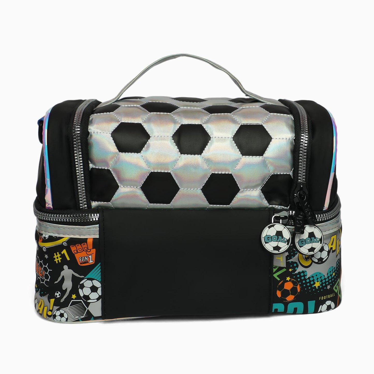 Premium Quality soccer Multipurpose Double Decker Insulated tiffin-Bag For Kids - Kidspark