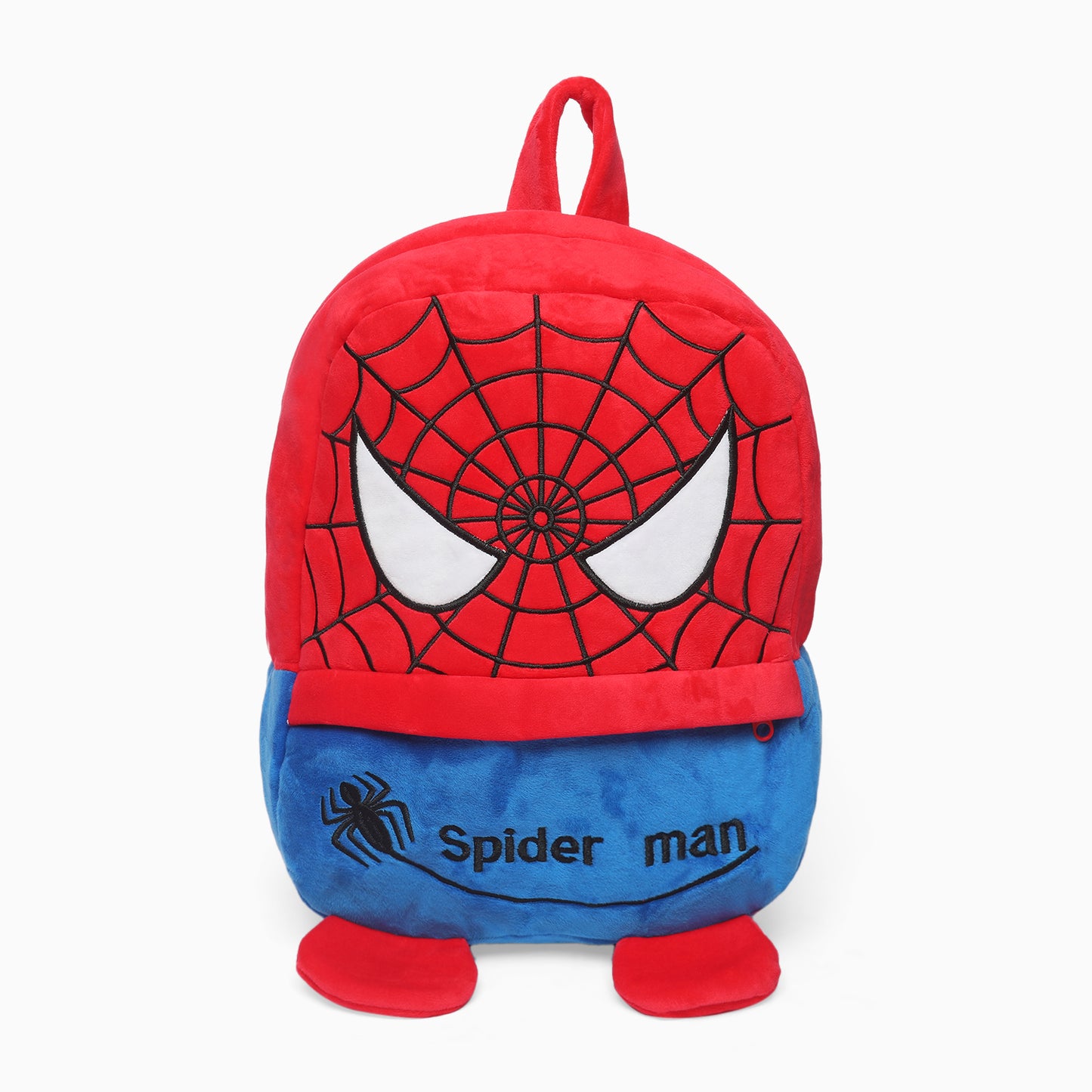 Kids School spider-man FUR cartoon bagpack (2-6 Years) big size - Kidspark
