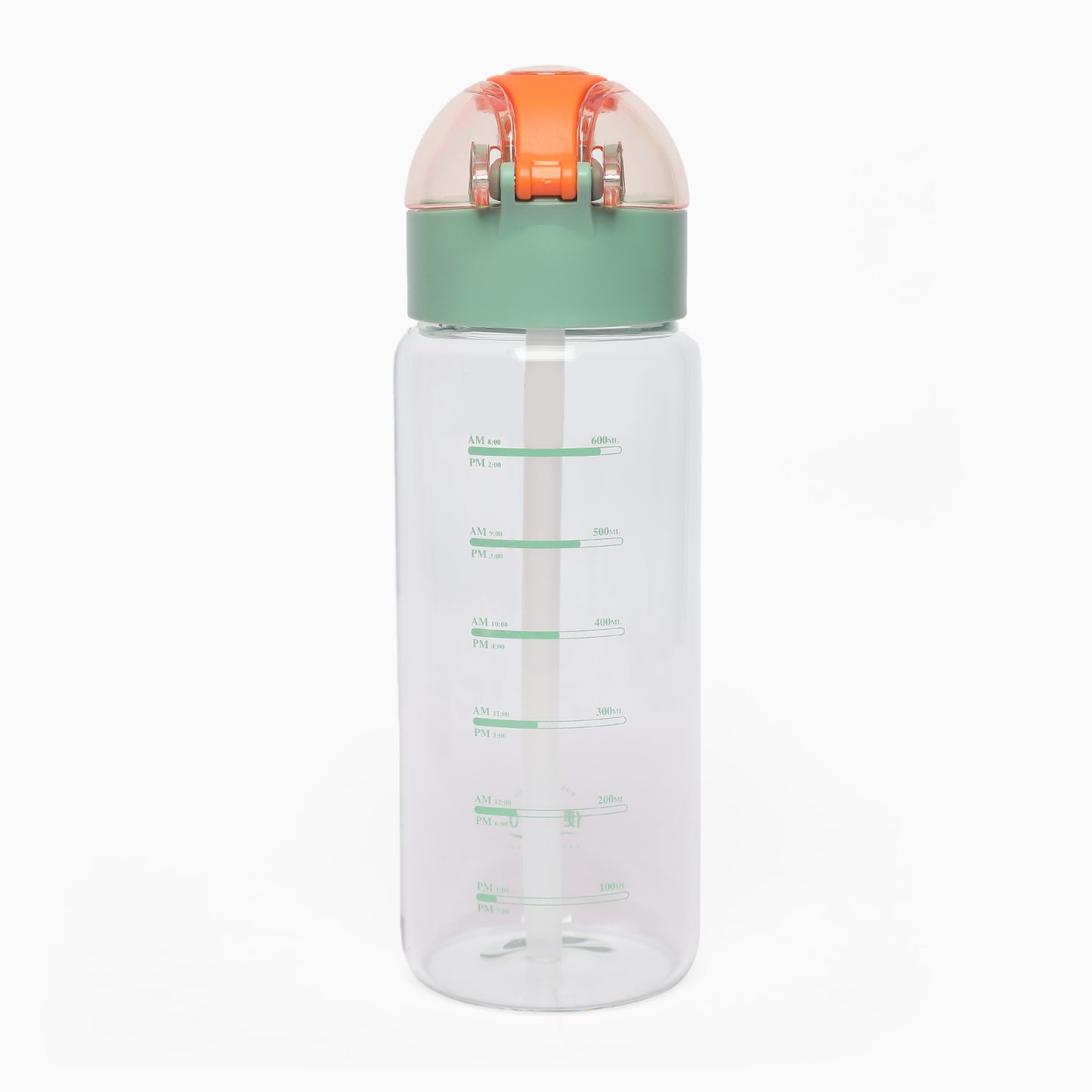 Water Bottle With Jute Cover For Travel Use Glass Bottle 600ML (green) - Kidspark