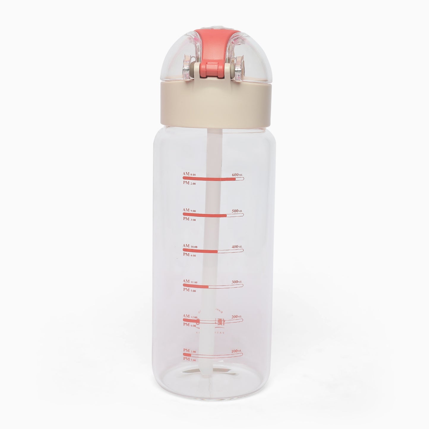 Water Bottle With Jute Cover For Travel Use Glass Bottle 600ML (skin colour) - Kidspark