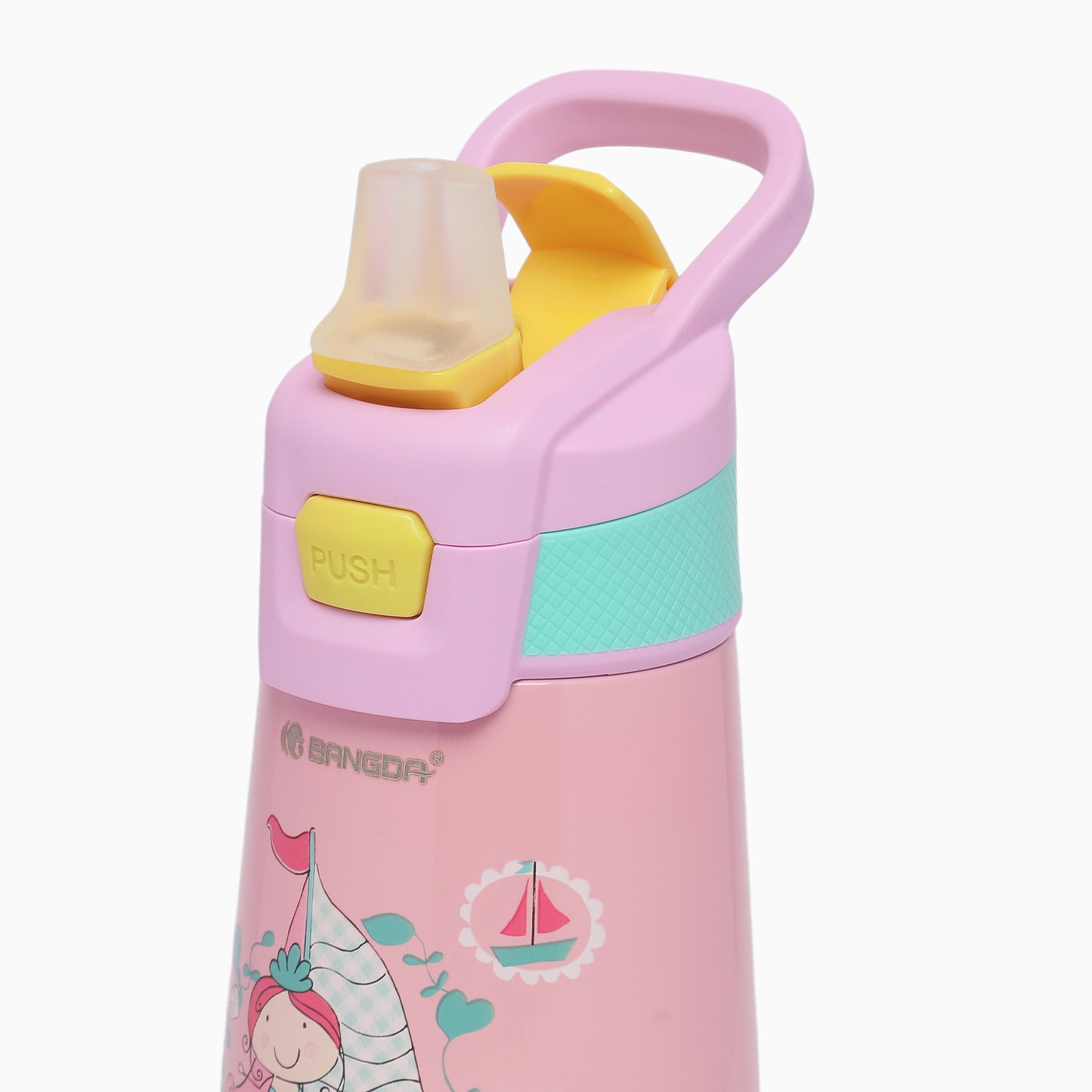Mermaid Themed 350ml Vacuum Insulation Cup sipper Water Bottle - Kidspark