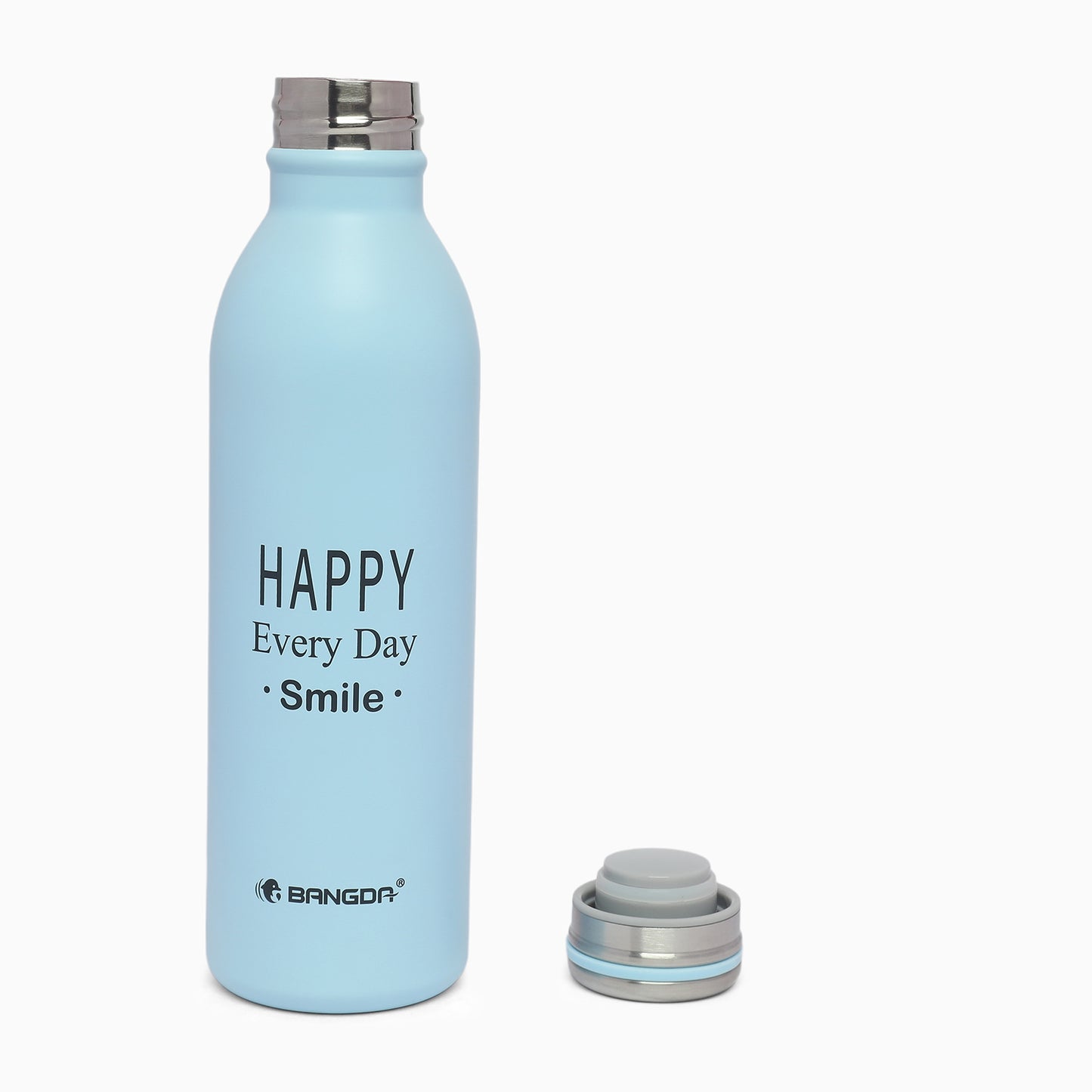 Premium quality insulated vacuum 316 stainless steel thermos bottle 600ml (baby blue) - Kidspark