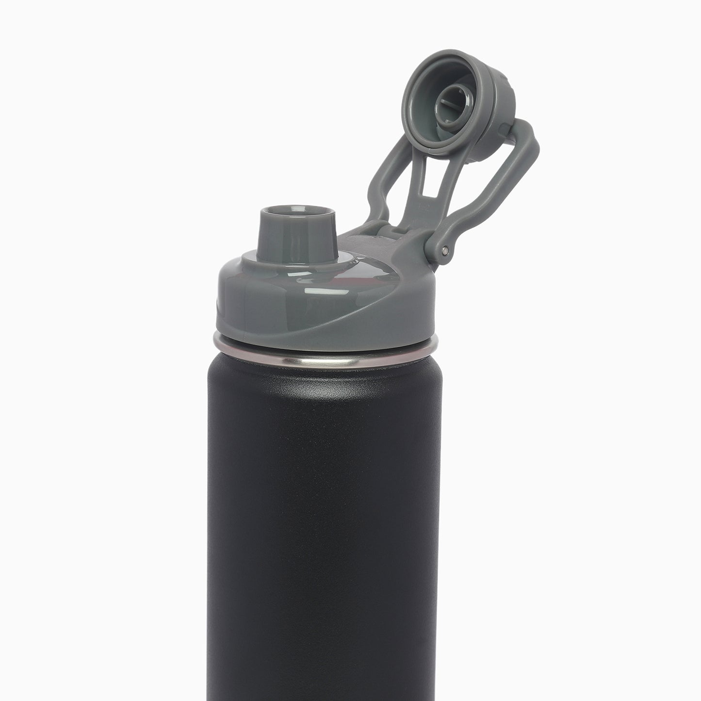 thermos vacuum insulated 316 stainless steel sports bottle 660ml (black) - Kidspark