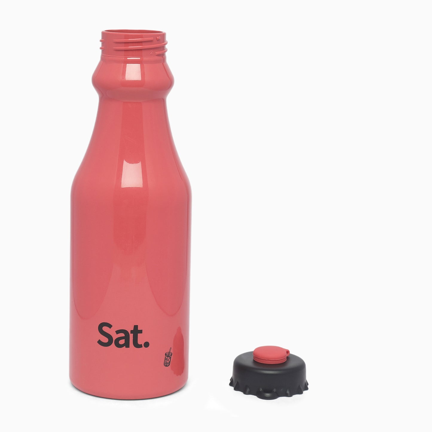 Set of Mon-Sun Week Cup Sipper Bottle with Straw - 500ml - Kidspark