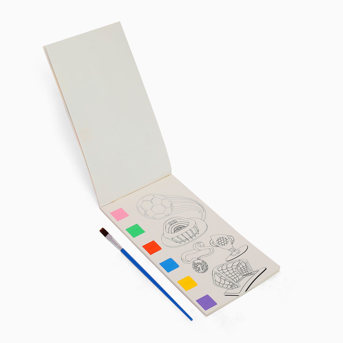 paint book with printed pages & inbuilt color-random boy print-for your painting solutions - Kidspark