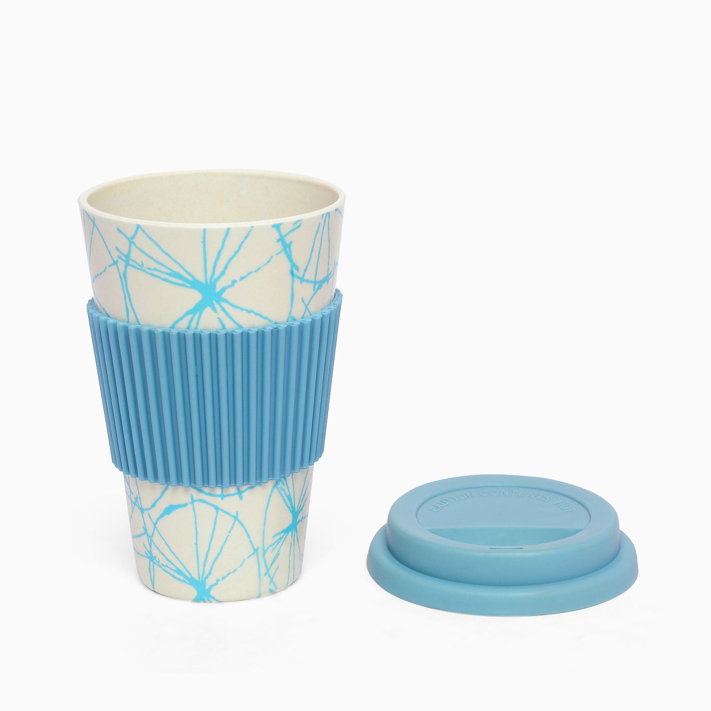 Eco-friendly Bamboo fibre Travel Coffee Mug for the best of journeys (blue) - Kidspark