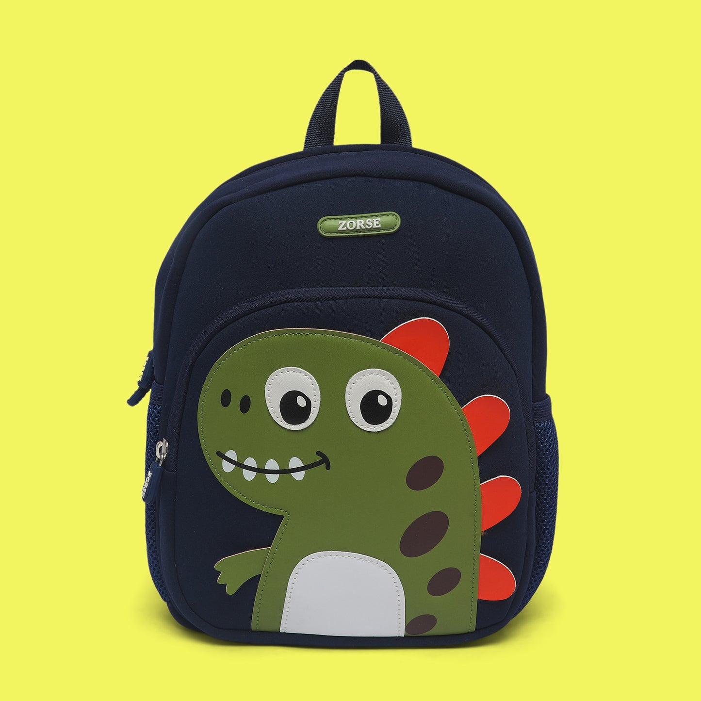 ZORSE dino kids backpack for school kids soft,comfortable and premium in quality (navy blue) - Kidspark