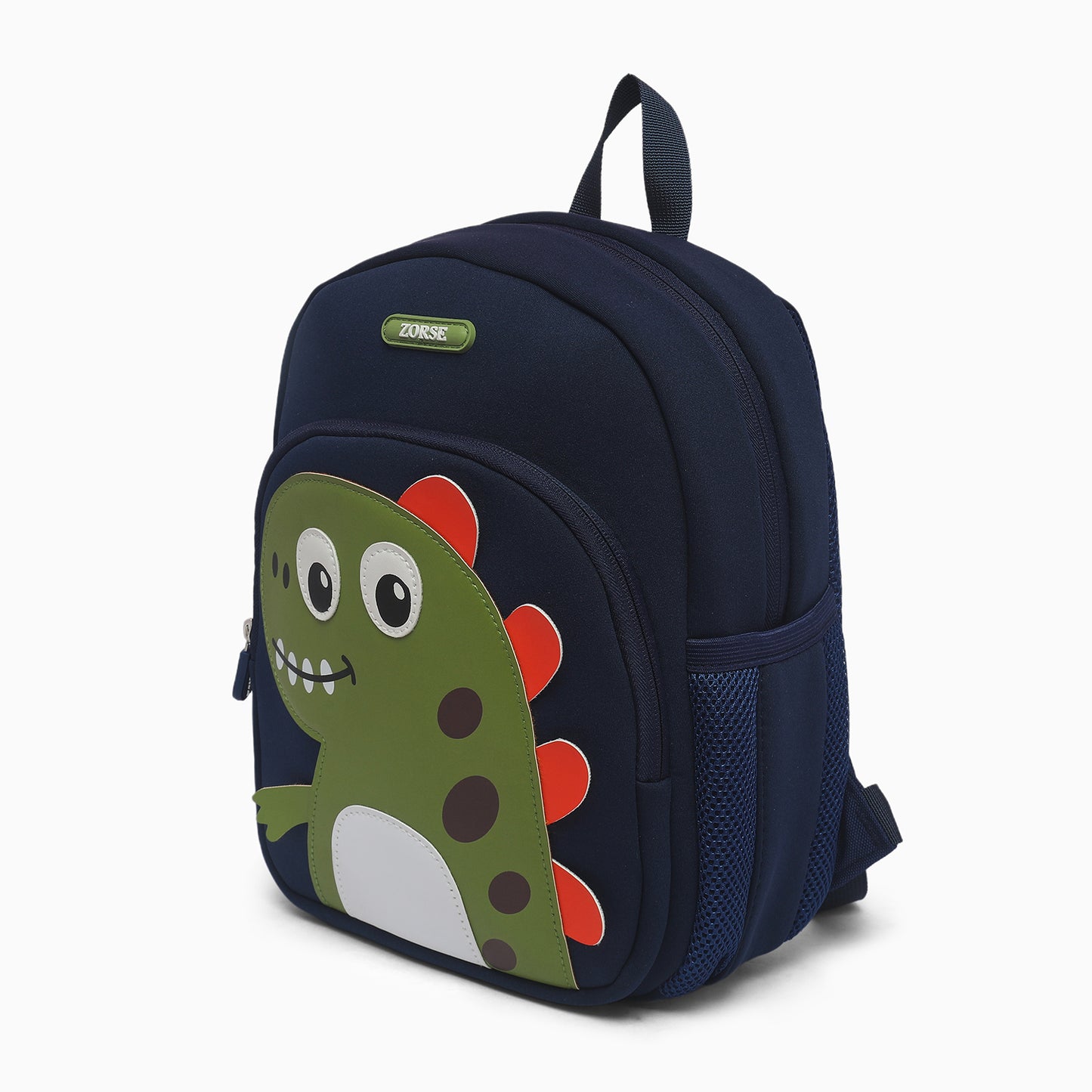 ZORSE dino kids backpack for school kids soft,comfortable and premium in quality (navy blue) - Kidspark