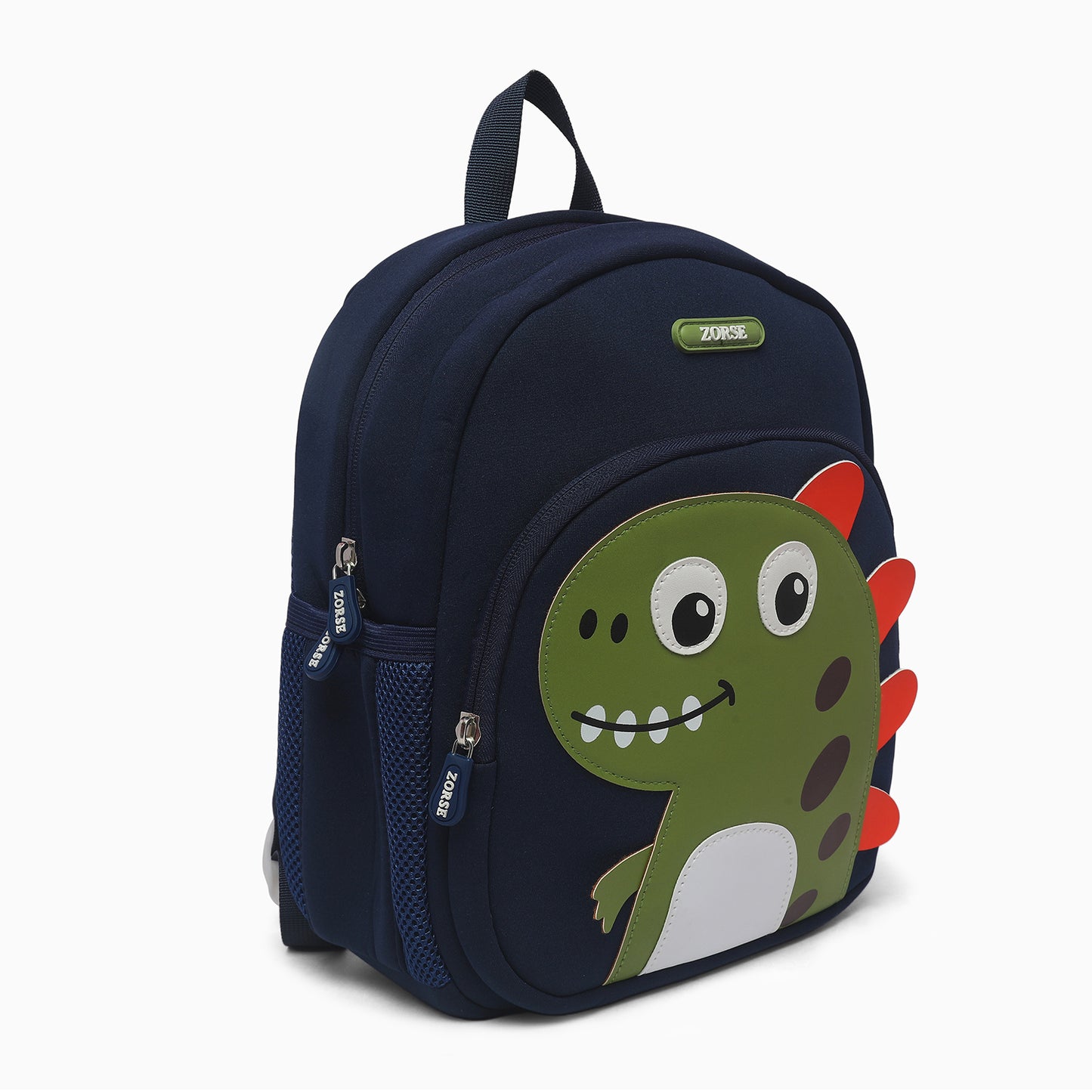 ZORSE dino kids backpack for school kids soft,comfortable and premium in quality (navy blue) - Kidspark