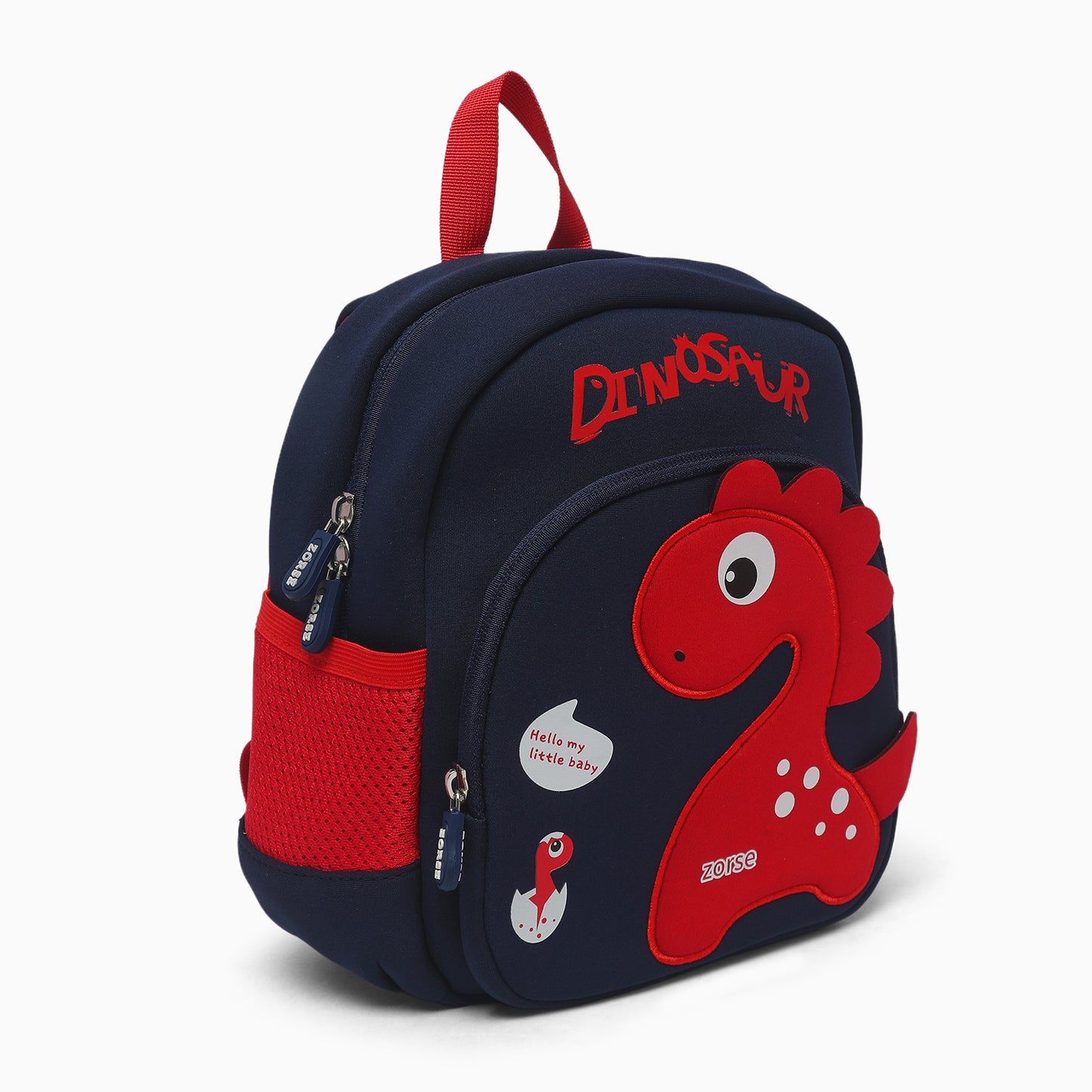 ZORSE 3D dinosaur backpack for kindergarten kids soft,comfortable and premium in quality (navy blue) - Kidspark