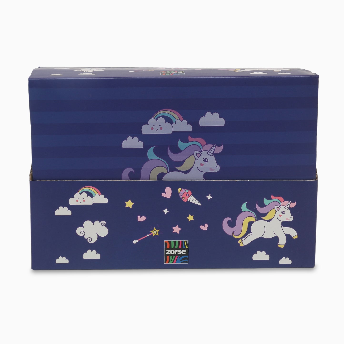 ZORSE fancy notebook with strap and whimsical illustrations, capturing a world of wonder Size- 6in X 4.5in MEDIUM (space, unicorn, dino) - Kidspark