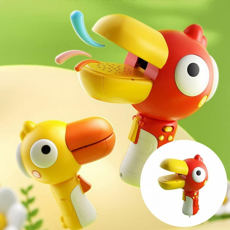 Children's Voice Changer Cartoon Bird Voice Changer Toy For Boys And Girls With 3 Different Sound Effects Megaphone Megaphone | Tape Recorder | Prank Voice Changer