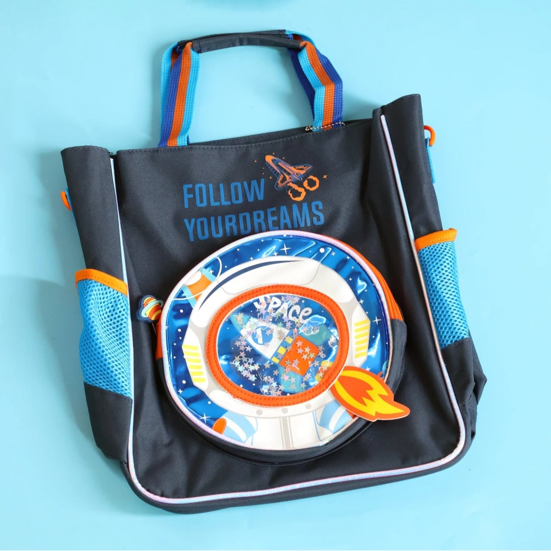 Vest- multipurpose totebag for lunch/tuition/daytrips
